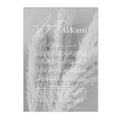 Axyaa Ayat Al Kursi Islamic Quran Gray Bohemia Canvas Wall Art Print
