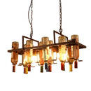 Axyaa Retro Industrial Style Chandelier for Bar Decor and Ambiance