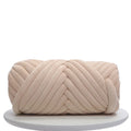 Axyaa Super Velvet Chunky Yarn - Thick Cotton Wool Tube Yarn for DIY Handwork