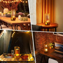 Axyaa Retro Touch Bedside Lamp LED Desk Light for Bedroom Decoration