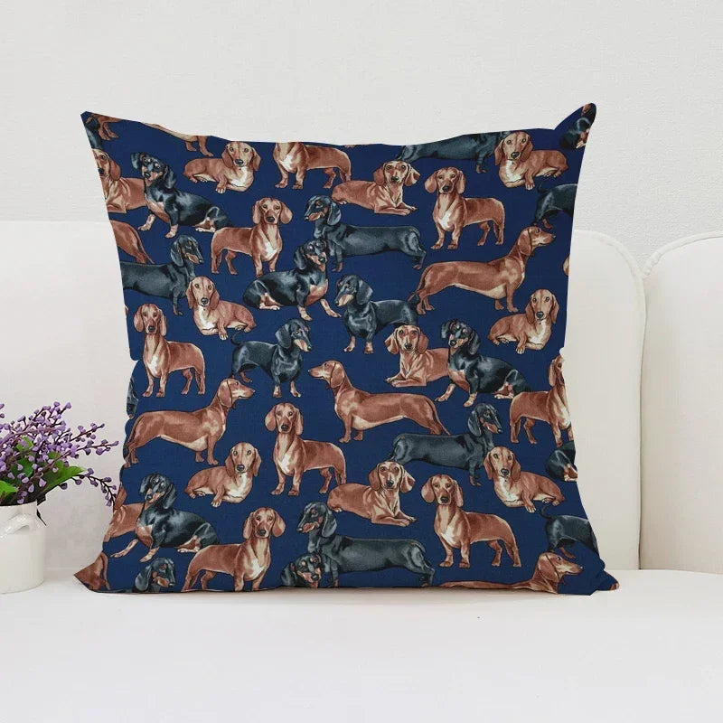 Pablo Picasso Wiener Dog Pillowcase for Modern Home Decor by Axyaa
