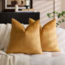 Axyaa Red Jacquard Diamond Geometry Pillow Cover for Festive Home Decor
