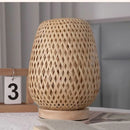 Axyaa Bamboo Study Table Lamp Bedside Japanese Style Warm Decoration