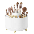 Axyaa 360° Rotating Makeup Brush Holder, 5 Slot Cup for Bathroom Dressing Table