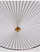 Axyaa Walnut Wood Grain Ceiling Light for Dining Room Bedroom Living Room