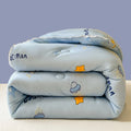 Axyaa Cartoon Print Comforter: Soft All-Season Quilt for Adults & Kids