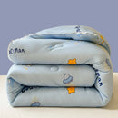 Axyaa Cartoon Print Comforter: Soft All-Season Quilt for Adults & Kids