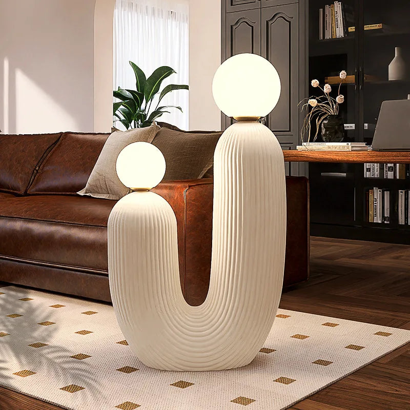 Axya Cactus Floor Lamp: Modern Italian Design, Luxury LED Light for Home Decor