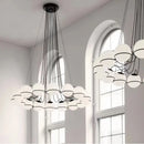 Axyaa Glass Ball LED Pendant Light for Living & Dining Room Decor