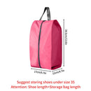 Axyaa Oxford Shoe Storage Bag Waterproof Nylon Zipper Organizer for Men and Women