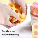 Axyaa Small Ice Pillar Mold Silicone with Cover for Easy DIY Ice Blocks.
