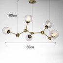Axyaa Salon Chandelier Pendant Lights Ceiling Lamps for Dining Room Elegant Indoor Lighting