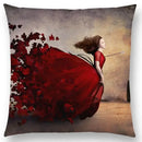 Axyaa Elegant Lady Fantasy Pillow Case for a Free Mind