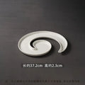 Axyaa Long Strip Ceramic Western Fruit Dish for Special Blended Cuisine