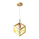 Axyaa Modern Wooden Pendant Lamp for Home Decor