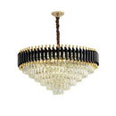 Axyaa Crystal Chandelier K9 for Living Room Bedroom Dining Luxury Pendant Light