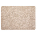 Axyaa Khaki Leather Placemats Set for Dining Table, Waterproof & Non-Slip Mats
