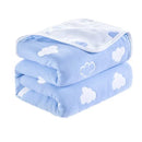 Axyaa 6-Layer Cotton Duvet & Chiffon Towel Set for Adults & Children