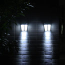 Axya Solar LED Wall Lamp: Energy Saving Waterproof Outdoor Lighting for Yard Garden