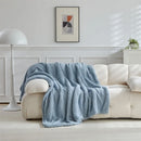 Axyaa Double-Sided Lamb Wool Warm Blanket - Four-Season Office Nap Blanket