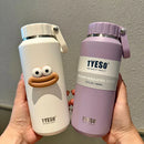Axyaa Stainless Steel Insulated Bottle Portable Handle Hot/Cold Drinking Cup