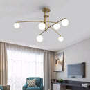 Axyaa Black LED Ceiling Chandelier for Bedroom Living Room Dining Room