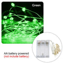 Axyaa LED Fairy Lights Battery Operated Copper Wire String Lights for Outdoor Events