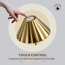 Axyaa Rechargeable LED Desk Lamp Touch Light for Home and Hospitality