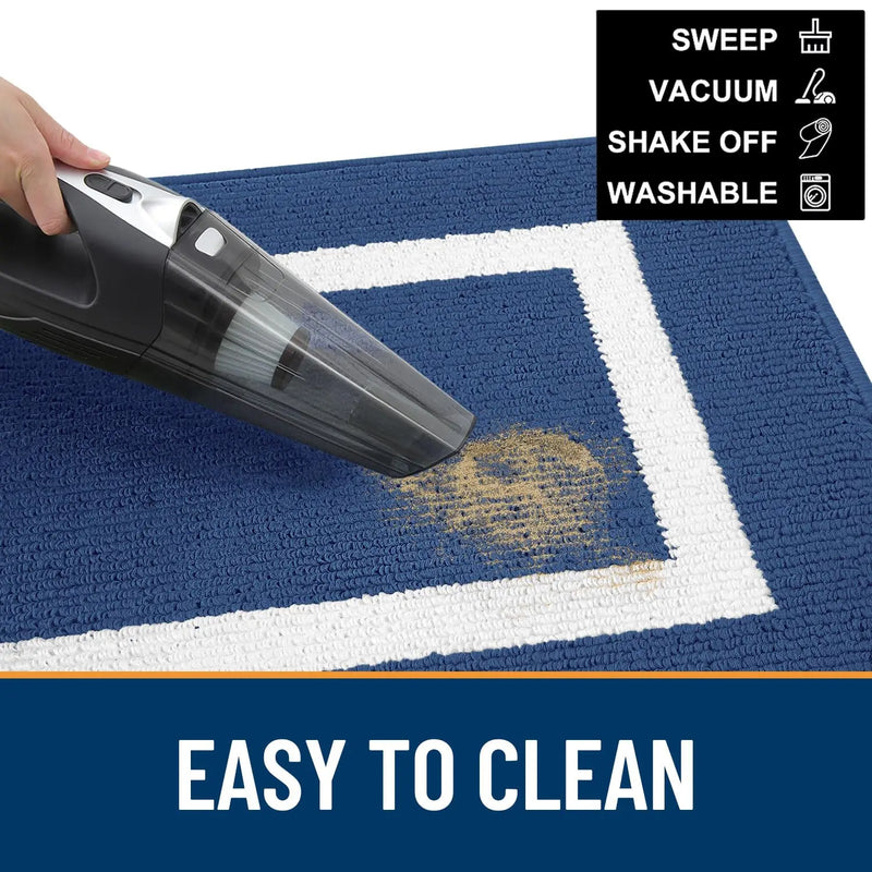Axyaa Absorbent Welcome Mat: Soft, Non-Slip Floor Carpet