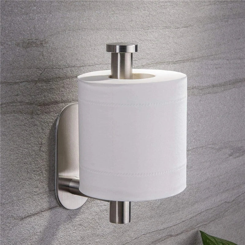 Axyaa Stainless Steel Toilet Paper Storage Bracket for Bathroom Essentials