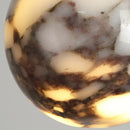 Axyaa Marble Ball Wall Lamp: Elegant G9 Bulb Stone Sconce for Stylish Décor
