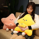 Axyaa Butter Cheese Pillow Plush Dormitory Girl Sofa Star Cushion, Super Soft Doll