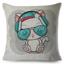 Axyaa Nordic Animal Cushion Cover - 45x45cm