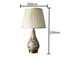 Ceramic Shell LED Table Lamp for Bedroom & Living Room - Axyaa Brand