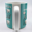Axyaa Personalized Dentist Coffee Cup with Name & Logo, 11oz Ceramic Water Mug