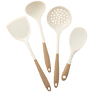 Axyaa Silicone Kitchenware Utensils Set - Pot Shovel, Leaky Spoon, Soup Ladle, Cooking Tools