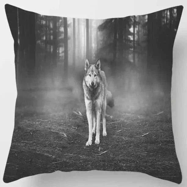 Axyaa African Lion Digital Print Pillowcase Decorative Cover