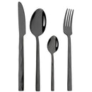 Axyaa Diamond Cutlery Set - 4Pcs Stainless Steel Tableware Flatware for Kitchen