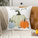 Axyaa Halloween Pumpkin Embroidered Pillow Cover Set for Home Decor