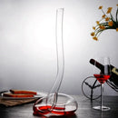 Axya 1.5L Snake-shaped Glass Wine Decanter for Home & Bar Decor