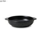 Axyaa Stone Pattern Ceramic Double Ear Soup Noodle Salad Bowl -  Brand Specific