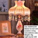 Axyaa European Table Lamp LED Originality Luxurious Living Room Bedroom Study Bedside Light