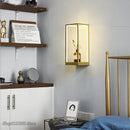 Axyaa LED Cube Wall Lamp | Minimalist Nordic Design | Bedroom Bedside Lighting Fixtures