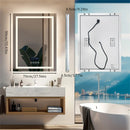 Axyaa Smart LED Bathroom Mirror with Bluetooth Speaker & Anti-Fog