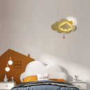 Axya Cloud & Sun Acrylic Wall Lamp LED Sconce Light for Children's Room
