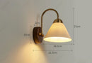 Axyaa Retro LED Ceramic Wall Lamp for Bedroom, Living Room, Dining Room