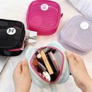 Axyaa Mesh Cosmetic Bag in Dopamine for Makeup and Toiletry Storage