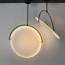 Axyaa Nordic Art LED Pendant Lamp for Modern Restaurant and Bar Counter
