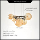 Axyaa Moonlight Chandelier: Modern Hanging Lights for Home Decor & Lighting