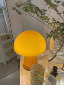 Axyaa Tri-Colour LED Mushroom Light: Modern USB Corded Ambience for Camping, Dining & Bedside